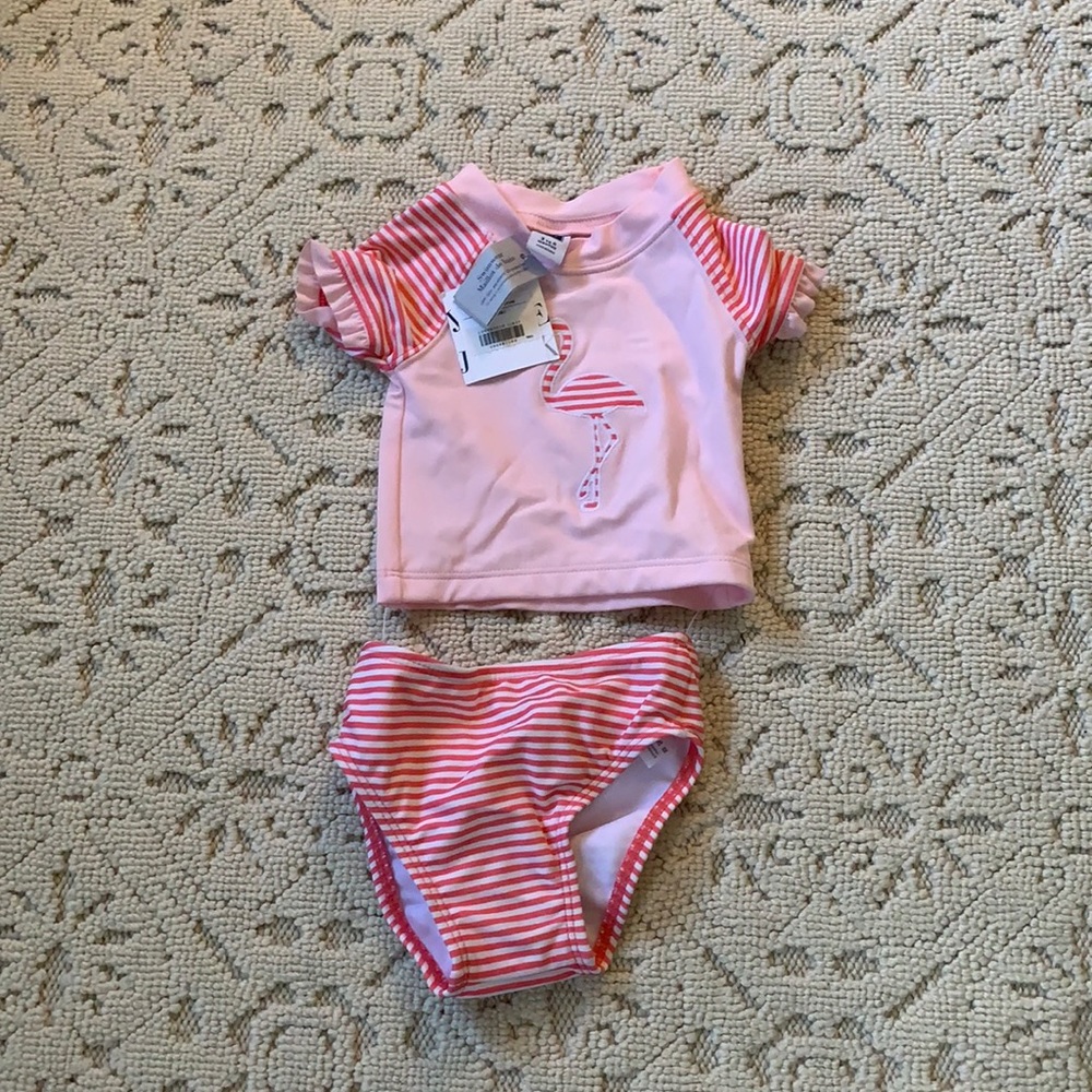 NWT Janie & Jack baby girl swim suit